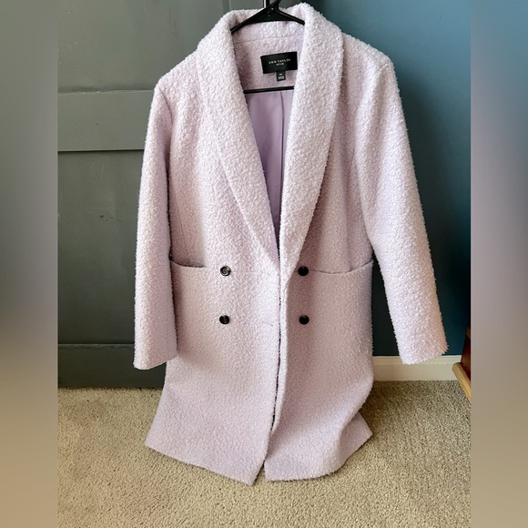 Lavender Ann Taylor Coat - Picture 1 of 5